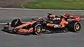 Oscar Piastri driving the McLaren MCL38 at the 2024 Austrian Grand Prix.