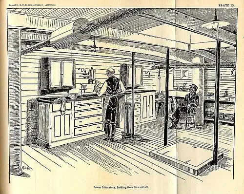 Lower laboratory looking aft from forward