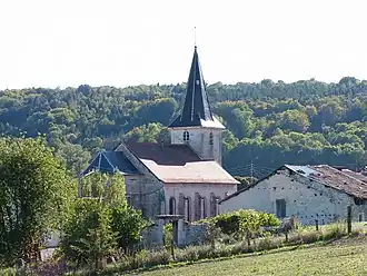 The church in Broussey-en-Blois