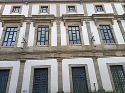 North side façade with its classical pilasters
