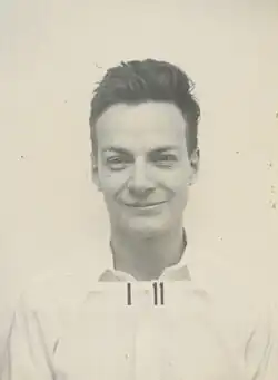 Image 43Richard Feynman's Los Alamos ID badge (from History of physics)
