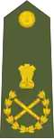 Hindi: फ़ील्ड मार्शल, romanized: pheeld maarshal (Indian Army)[24]