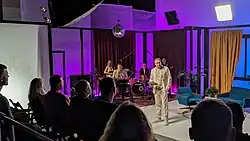 Filming of the "Late Night with Chaly" show by BIC.