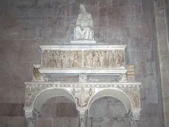 Tomb of Antonio d'Orso by Tino da Camaino
