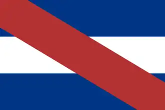 Flag of Uruguay, one of the three official