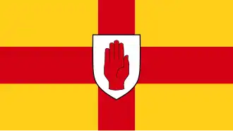 Flag of Ulster (hand)