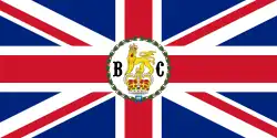 Standard of the governor of British Columbia (1870–1871)