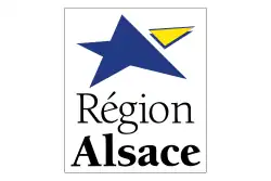Flag of the former Region of Alsace 2011–2016