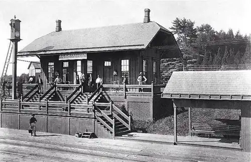 Flemington Junction station in 1895