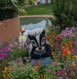Topiary of Flower at the Epcot International Flower and Garden Festival