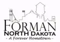 Official logo of Forman, North Dakota