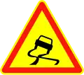 Slippery road
