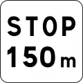 Stop ahead