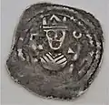 Friesach Pfennig for Salzburg, bishop, obverse