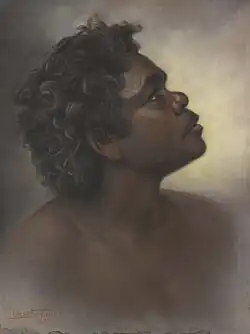 Head of an Aboriginal woman (1899); The subject's name is Sarah