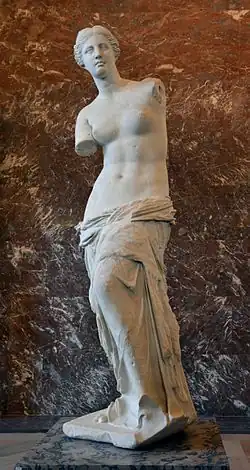 Venus de Milo, c. 130 – 100 BC, Greek, the Louvre
