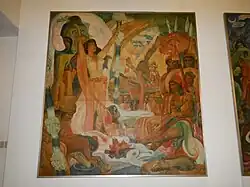 Painting of shamanhood and ethnomedicine, including rituals