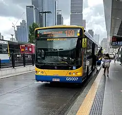 Brisbane bus G5007 working BUZ route 150 to Browns Plains