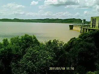 View over the lake