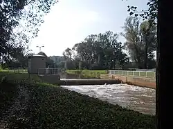 Weir at Gaulis, locality of Böhlen