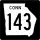 State Route 143 Connector marker