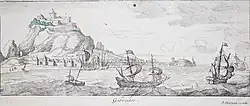 Image 6Gibraltar, 1654 by Jan Peeters I (from History of Gibraltar)