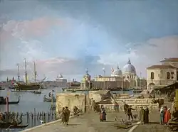 Entrance to the Grand Canal – from the West End of the Molo