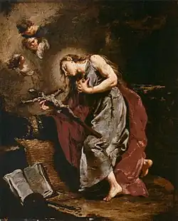 Giambattista Pittoni Penitent Magdalene, 48 × 38 cm