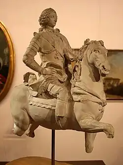 Plaster model of the equestrian statue of Francesco III d'Este