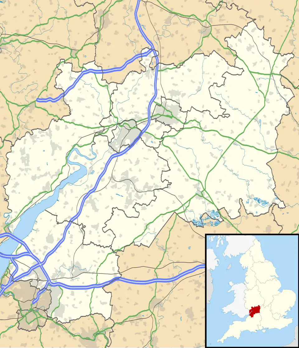 Guiting Power is located in Gloucestershire