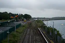 Glounthaune railway station in 2008 before the Midleton line was reopened