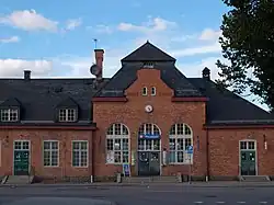 Station building in Gnesta (from the street)