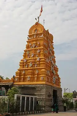 Teru Malleshvara temple in Dravidian style at Hiriyur