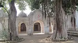 Hindu temple at the site
