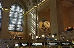 Four-dial clock in Grand Central Terminal's Main Concourse, installed in 1913