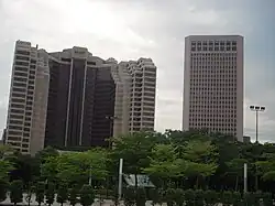 Peruvian office in Taipei, located in the building to the right