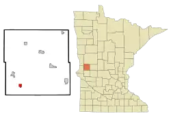 Location of Herman, Minnesota