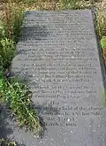 Victims' grave in Llanfaes churchyard