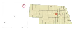 Location of Spalding, Nebraska