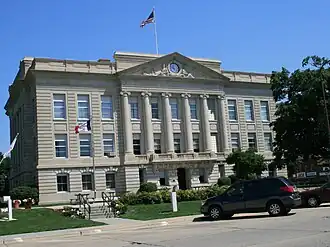 Greene County Courthouse, Jefferson, Iowa, 1918.