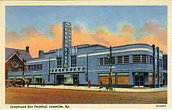 Greyhound depot Louisville, Kentucky (demolished)