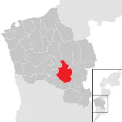 Location within Oberwart district
