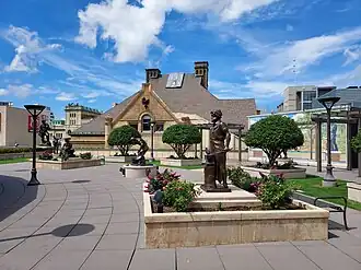 Rooftop sculpture garden