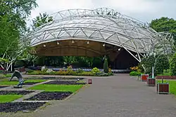 Music pavilion and music garden