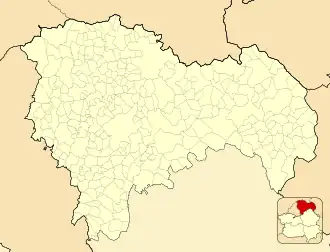 Algora, Spain is located in Province of Guadalajara