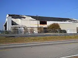 Hangar's east elevation, 2011