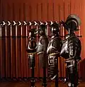 Suits of armour, around 1600