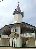 HKBP Church in Dame Saitnihuta, Tarutung, North Sumatra. The church is the first to be built by Nommensen.