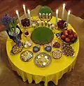 A Haft-sin table.