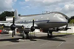 Handley Page Hastings on display at the Alliiertenmuseum (Allied Museum), Berlin, Germany
